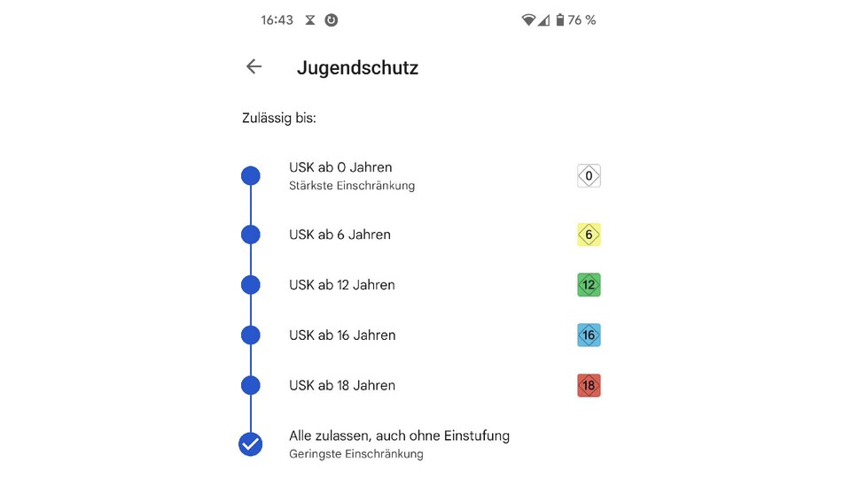 Вы можете свободно определить, какой контент разрешить.