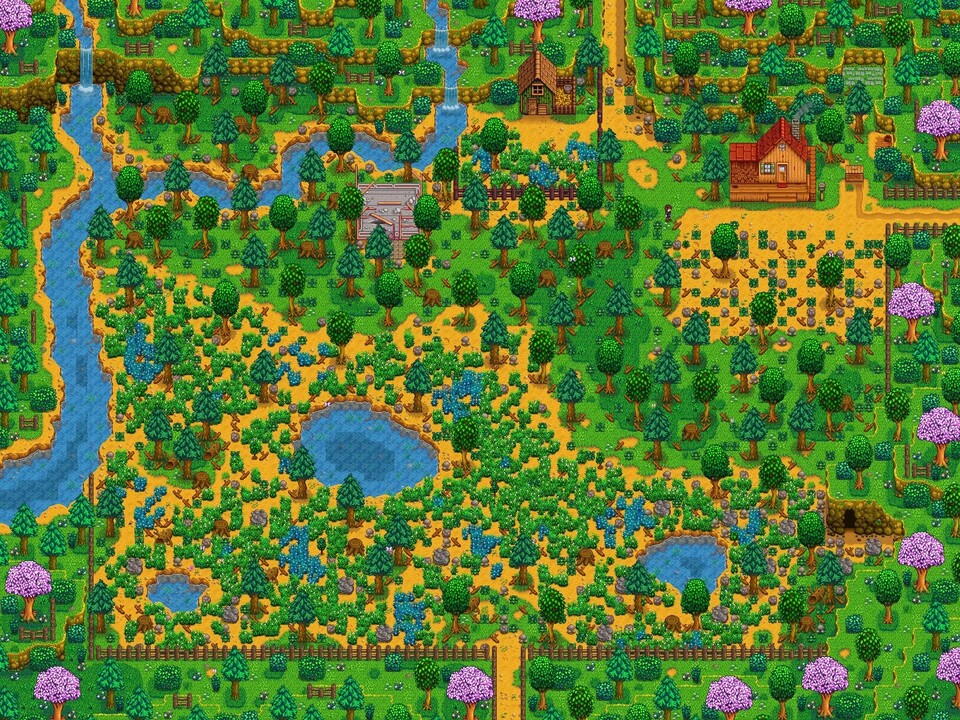 Stardew Valley 1.6: Новая ферма Meadowlands (Изображение: reddit.comrStardewValleycomments1birzuqcommentkvmbv94).